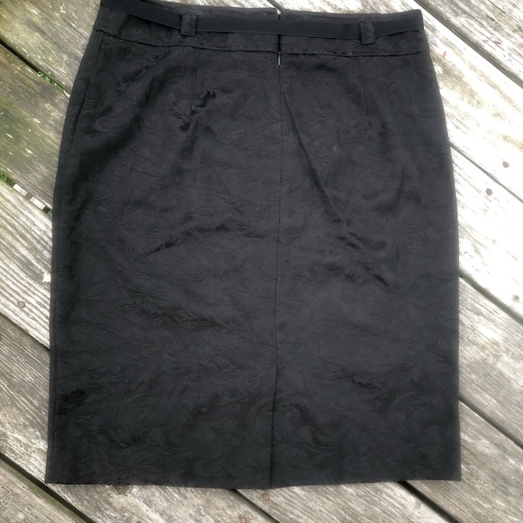 Skirt Black with belt size 16 - Picture 2 of 11